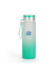 Load image into Gallery viewer, Gradient Color Frosted Glass Water Bottle