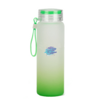 Load image into Gallery viewer, Gradient Color Frosted Glass Water Bottle