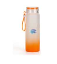 Load image into Gallery viewer, Gradient Color Frosted Glass Water Bottle