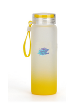 Load image into Gallery viewer, Gradient Color Frosted Glass Water Bottle