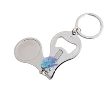 Load image into Gallery viewer, Sublimation Multi-Functional Nail Clipper/Keychain/Bottle Opener