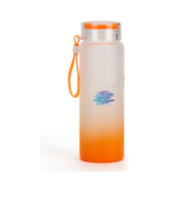 Load image into Gallery viewer, Gradient Color Frosted Glass Water Bottle
