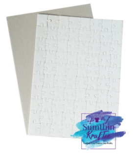 WHITE Plain Sublimation Cardboard Puzzle, Size: A4 at Rs 70/piece in Delhi
