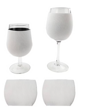 Load image into Gallery viewer, Sublimation Wine Glass Sleeve and Stem Cover (2 sets)
