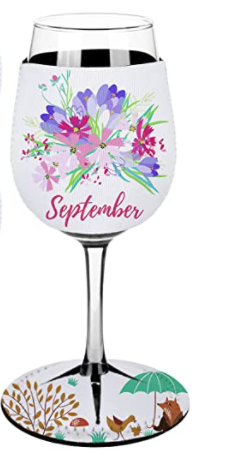 Sublimation Blank Wine Glass Sleeve Neoprene Insulator Cover (20 Pieces)